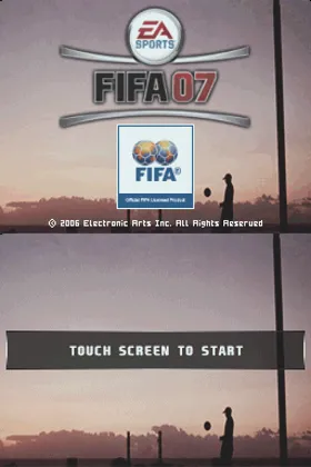 FIFA 07 (Europe) (En,Fr,De,Es,It,Nl) screen shot title